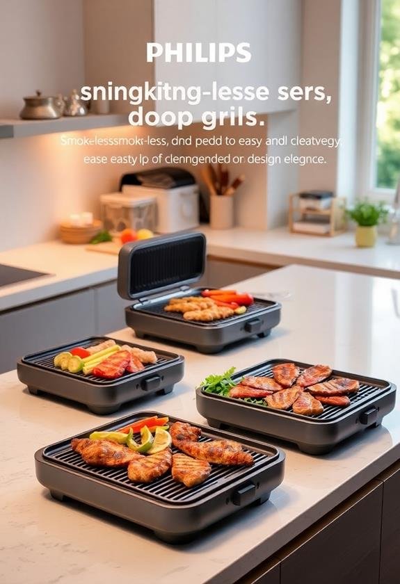 choosing philips smoke less grill