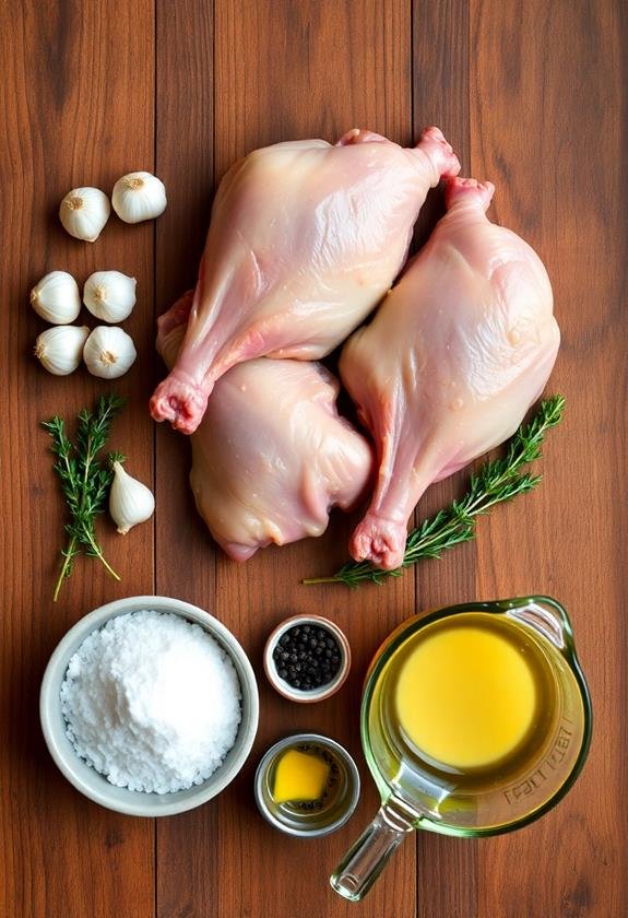 cooking instructions and ingredients
