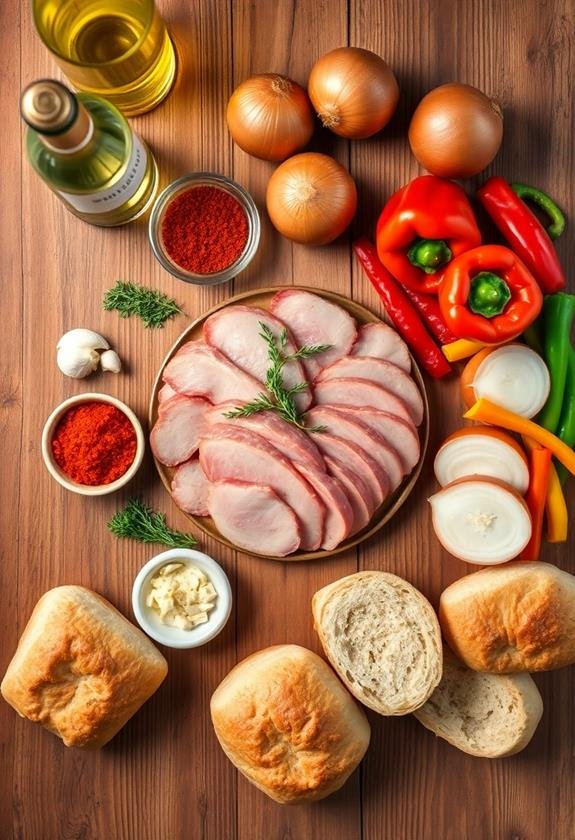 cooking instructions and ingredients