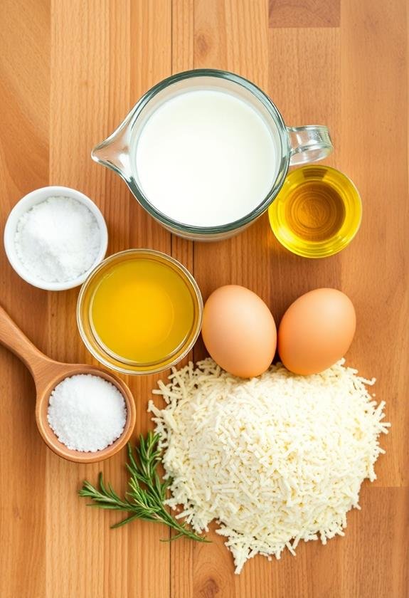 cooking instructions and ingredients