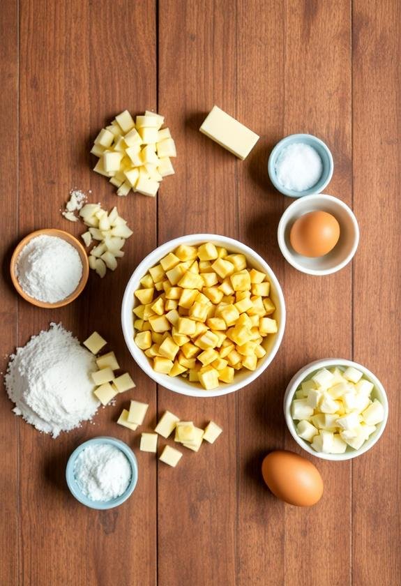 cooking instructions and ingredients