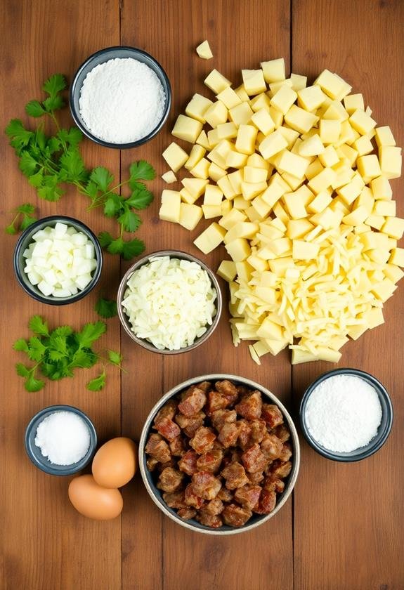 cooking instructions and ingredients