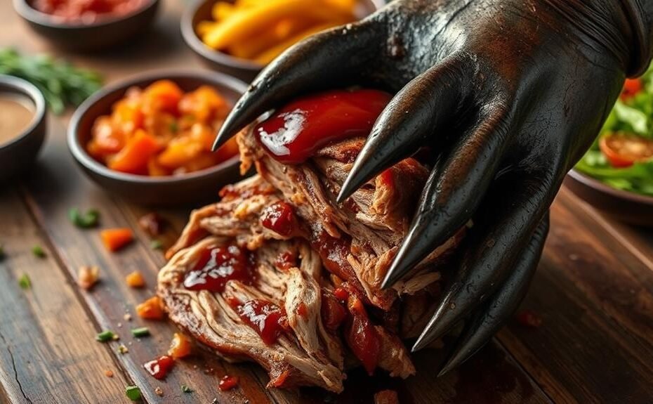 effortless bbq meat shredding