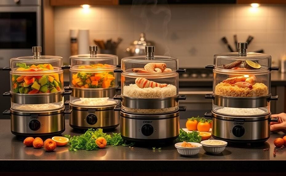 effortless home cooking steamers