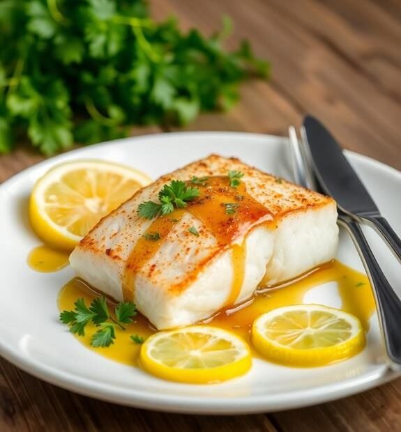 pan fried sole with lemon