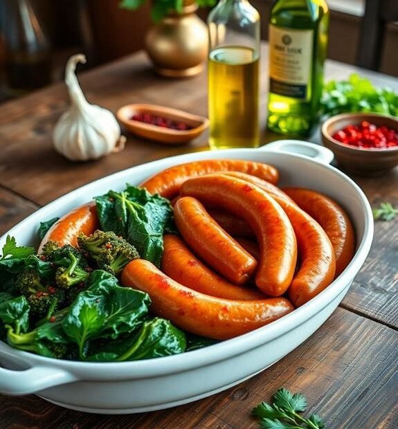 sausage and broccoli rabe