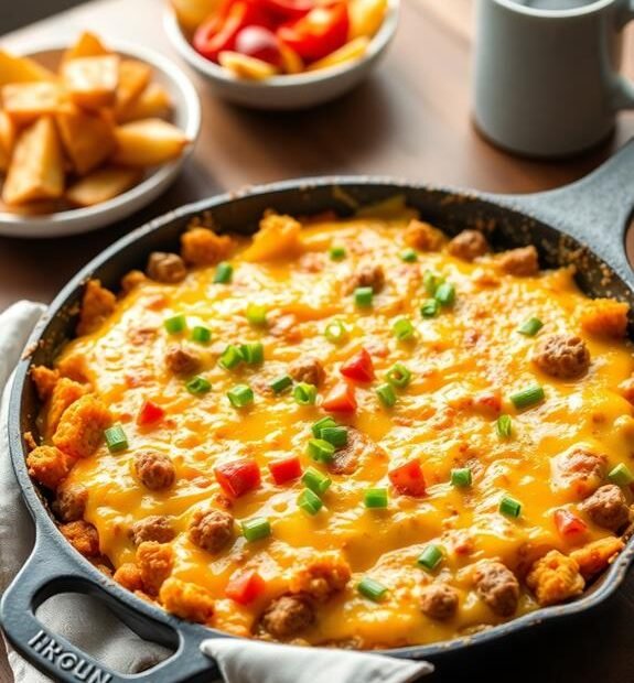 savory egg sausage casserole