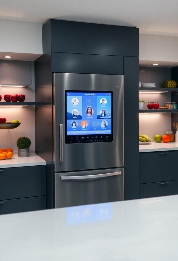 selecting samsung family hub