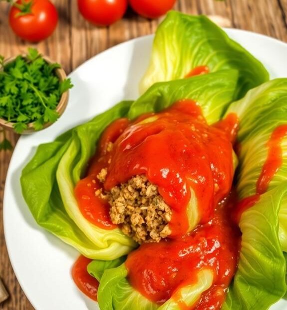 stuffed cabbage with meat
