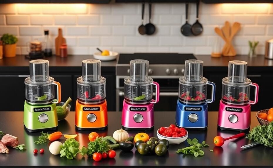top black decker food processors