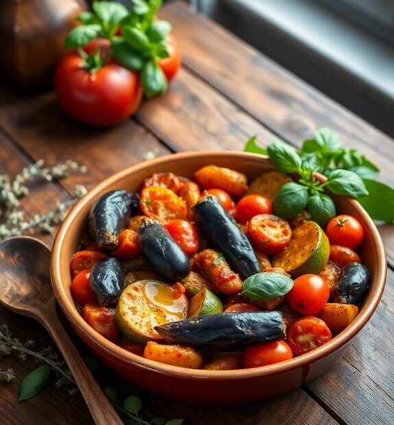 vegetable stew with eggplant